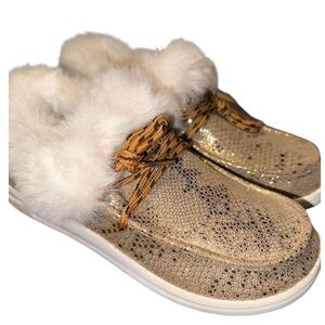 🆕 womens fur lined loafers